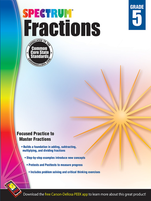 Title details for Fractions, Grade 5 by Spectrum - Available